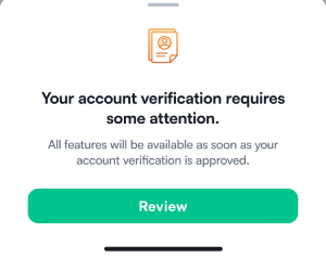 Verificación de cuenta necesaria